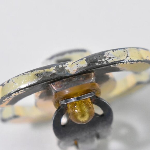 CHANEL CC Turn Lock Motif Gold Plated Earrings Clip - Picture 8 of 9